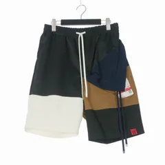 ミハラヤスヒロ MIHARA YASUHIRO 21SS Combined surf shorts サーフショーツ ショートパンツ 46 ブラック 黒 A06SP584 のサムネイル