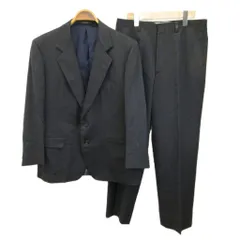 ジバンシィ GIVENCHY スーツ セットアップ 上下 テーラードジャケット ウール シングル 2B 背抜き パンツ スラックス ストライプ 94-84-165 M ダークグレー /XZ ■GY18のサムネイル