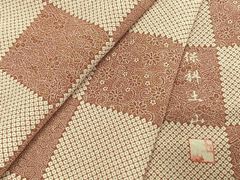 平和屋着物○つけ帯 幾何学文 金銀糸 正絹 逸品 CABJ2379dy - メルカリ