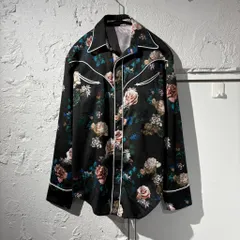JOHN LAWRENCE SULLIVAN ジョンローレンスサリバン Floral Western Shirt 花柄シャツ 3D011-0218-22 ブラック系 Size:s【表参道B07】のサムネイル