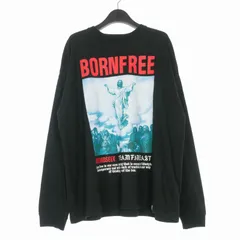 ハイドアンドシーク HIDE and SEEK 25SS Jesus L/S Tee プリント ロングスリーブTシャツ カットソー 長袖 M ブラック 黒のサムネイル