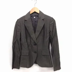 ミッシェルクラン MICHEL KLEIN テーラード ジャケット アウター シングルボタン 38 グレー /FT45のサムネイル