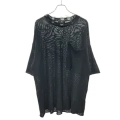 Y's Yohji Yamamoto ワイズ ヨウジヤマモト 22SS WELT PLAIN STITCH CENTER ニットセーター YQ-K73-049 ブラック 2のサムネイル