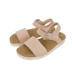 クラークス clarks Lunan Strap スエードレザー ストラップ サンダル UK4 37 ピンクのサムネイル