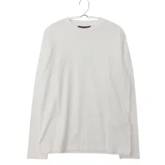 新品同様 LOUIS VUITTON ルイ・ヴィトン 長袖Ｔシャツ クルーネック エンボスロゴ コットン イタリア製 ホワイト S メンズのサムネイル