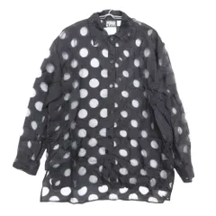 GIANFRANCO FERRE ジャンフランコ・フェレ ブラウス ドット シアー 長袖 シースルー トップス ブラック S【S】 レディース 【中古】のサムネイル