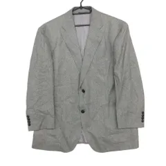 LANVIN ランバン コレクション テーラードジャケット ブレザー シルク カシミヤ ウール ノッチドラペル 総裏地 サイドベンツ 開き見せ グレー 50【L】 メンズ 【中古】のサムネイル