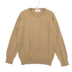 WILLIAM LOCKIE ウィリアムロッキー FOR BEAMS ニット スコットランド製 トップス セーター キャメル 長袖 ベージュ 38【S】 メンズ 【中古】のサムネイル