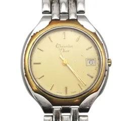 Christian Dior クリスチャンディオール 腕時計 3002 オクタゴン クォーツ ウォッチ コンビカラー ジャンク品 不動品 シルバー メンズ 【中古】のサムネイル