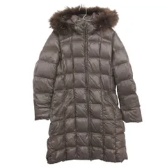 MAX MARA マックスマーラ WEEK END LINE ダウンジャケット MAX MARA WEEK END LINE コート ロング丈 ファー フード付き アウター ブラウン 42【M】 レディース 【中古】のサムネイル