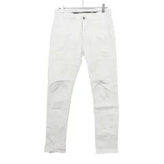 ATTACHMENT アタッチメント デニムパンツ ストレッチ カツラギ アンクルカット スリム パンツ ボタンフライ ジーンズ Gパン ボトムス ホワイト 1【S】 メンズ 【中古】のサムネイル
