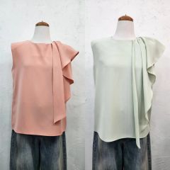 MidiUmi ミディウミ ⿻ コットン スカラップレース プルオーバー 