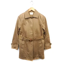 オリーブデオリーブ OLIVE des OLIVE ステンカラー コート アウター ミディ丈 ライナー ベルト コットン 綿 キャメル /NT23のサムネイル