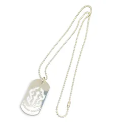 CHROME HEARTS 極美品 クロムハーツ D/TAG DAGGER ダガー カットアウト ドッグタグ ネックレス インボイス・袋付属 シルバー チョーカー チャーム クロム アクセサリー Aランク 中古 鑑定済のサムネイル
