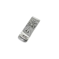 CHROME HEARTS 希少 美品 クロムハーツ MNY CLIP SML CH CRS スモールCHクロス マネークリップ シルバー インボイス・袋付属 財布 札入れ クロム アクセサリー ABランク 中古 鑑定済 クロム財布のサムネイル