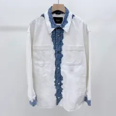 A+級/50 FENDI FF モノグラム シャツ ジャケット 白のサムネイル