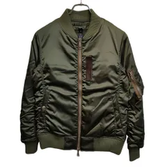 WJK ダブルジェイケイ vintage twill MA-1 ヴィンテージ ツイル フライトジャケット リブ ブルゾン 2034 ny50a S カーキ メンズのサムネイル
