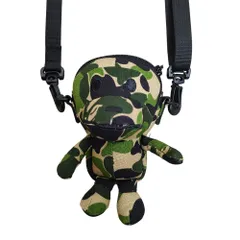 A BATHING APE ア・ベイシング・エイプ ABC CAMO BABY MILO MINI SHOULDER BAG カモフラ マイロ ショルダー バッグ F カーキのサムネイル