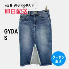 GYDA ジェイダ デニムスカート S ブルー ひざ丈 タイト レディースのサムネイル