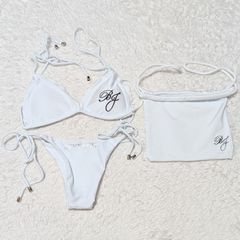 ベストボディジャパン公式水着白S BODYJAPANJAPANホワイト 公式決勝ビキニBBJ ベストボディジャパン