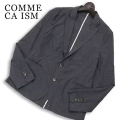 COMME CA ISM コムサイズム 春夏★ ストレッチ アンコン テーラード ジャケット Sz.M メンズ 灰 グレーのサムネイル