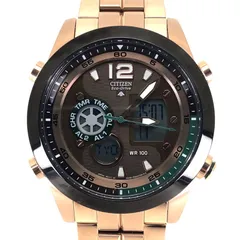 【美品・電池交換済み】CITIZEN シチズン／プロマスター エコドライブ U200-S055024／ソーラークォーツ／ステンレス・チタン／ゴールド・ブラックのサムネイル