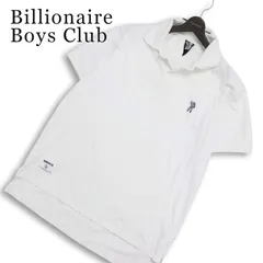 Billionaire Boys Club ビリオネアボーイズクラブ 春夏★ 半袖 鹿の子 刺繍 ポロシャツ 大きいサイズ Sz.XL メンズ 白のサムネイル