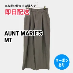 AUNT MARIE'S アントマリーズ スラックス MT グレー レディースのサムネイル