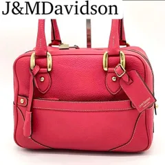 【美品】J&MDAVIDSON ミア キューブ トートバッグ レザー ピンクのサムネイル