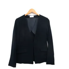 プラステ PLST ノーカラージャケット シンプル M ネイビー 紺 /KT15のサムネイル