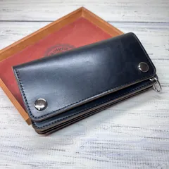 トラッカーウォレット ロング】 3層 ホースバット シルバー TALON