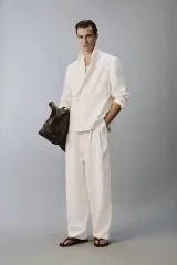 ZARA リラックスフィット ビスコース リネン スーツ セットアップのサムネイル