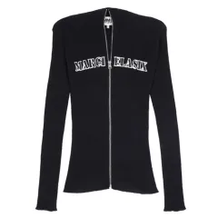 MM6 Maison Margiela エムエムシックス メゾン マルジェラ ロングスリーブ カーディガン ブラックのサムネイル