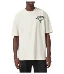 オールセインツ メンズ トップス シャツ AllSaints Drip Short Sleeve Crew Chalk White ホワイトのサムネイル