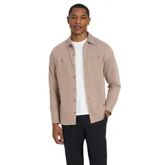 ハーレー メンズ アウター ニット・セーター シャツ ダウン Mens Hurley Long Sleeve ButtonDown Shirt Walnutのサムネイル