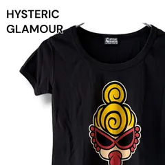 HYSTERIC GLAMOUR ヒステリックグラマー レディース 半袖 Tシャツ FREE ブラック 黒 BIG プリント ヒスミニ 風 キャラクター ピスネーム コットン100% オゾンコミュニティ 日本製 Y2K 1515BCのサムネイル