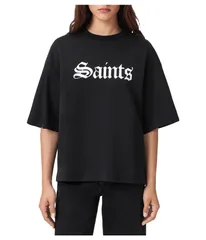 オールセインツ レディース トップス シャツ AllSaintsaint Amelie Tee Black ブラックのサムネイル