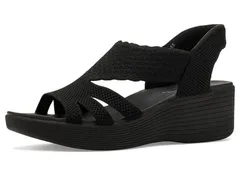 スケッチャーズ レディース シューズ ヒール SKECHERS Parallelite Summer Invite Hands Free Slipins BlackBlack ブラックのサムネイル