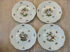 未使用品 HEREND ヘレンド ロスチャイルドバード パスタボウル3枚