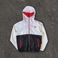 XL) ザ・ノース・フェイス ストライプ バイカラー ウィンドブレーカーのサムネイル