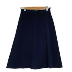 美品 theory luxe セオリーリュクス 無地 オールシーズン ロングスカート アセテート ネイビー レディース 38【古着】【中古】【送料無料】のサムネイル