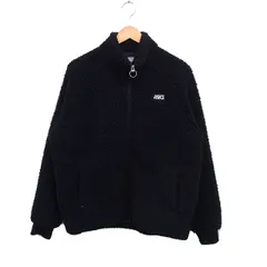 アシックス asics ボア ジャケット ロゴ フルジップアップ M ブラック 黒 /FT14のサムネイル