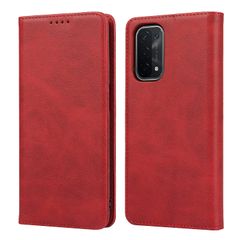 Hamany対応 oppo A54 5G ケース 手帳型 オッポa54 ケース カード収納 財布型 au OPG02 スマホケース 耐衝撃 耐摩擦 耐久性 横置きスタンド機能 マグネット式 レザー カバー -ヴィンテージレッド