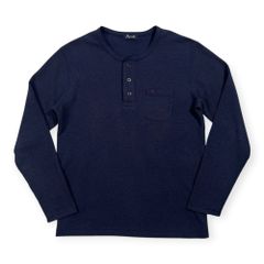 Papas パパス バックロゴ刺繍 プリント 半袖 スウェット トレーナー