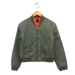 アーバンリサーチ URBAN RESEARCH ジャンパー ブルゾン アウター リブ ジップアップ 中綿 クロップド ONE カーキ /NT32のサムネイル