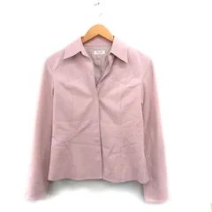 エル ELLE ステンカラー ジャケット シンプル 40 ピンク /KT25のサムネイル
