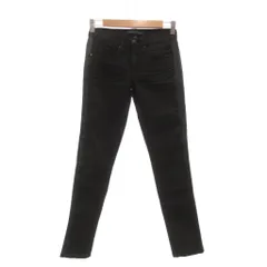 ジューシークチュール JUICY COUTURE デニムパンツ ジーンズ W24 スリムテーパード ロゴ 黒 ブラック /AEのサムネイル