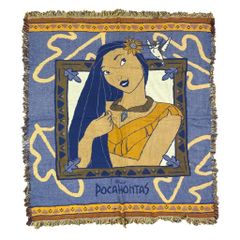 90s Disney Pocahontas ブランケット USA製 ラグ 古着 - メルカリ