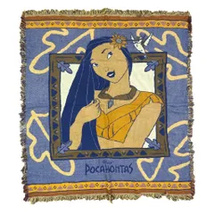 vintageラグ ブランケット マルチカバー タペストリー Disney ディズニー ポカホンタス フリット 幾何学 ネイティブ 民族 レトロ 2231のサムネイル