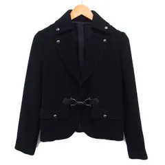 ギャバジンケーティー Gabardine K.T テーラード ジャケット アウター アンゴラ混 総裏地 9 黒 ブラック /NT10のサムネイル
